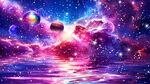 绚丽璀璨星空星河