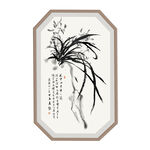兰花国画