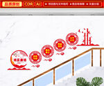 廉政楼梯文化墙