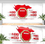 入党誓词党建文化墙