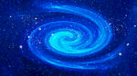 蓝色旋涡星空软膜