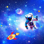 宇宙星空宇航员