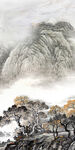 简约 现代山水玄关 TIF分层