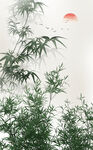 水墨竹子