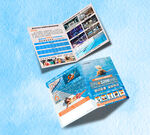 游泳健身预售宣传单折页图片