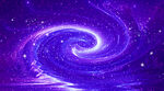 紫色旋涡星空星河