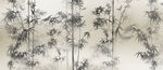 水墨竹林