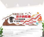 图书馆阅读室励志标语文化墙