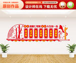 算好清廉七笔账文化墙