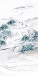 新中式水墨山水玄关背景