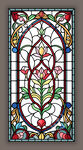 蒂凡尼教堂彩色玻璃艺术图案