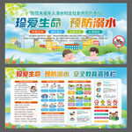 预防溺水安全教育宣传栏