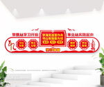 党建书屋学习强国标语文化墙图片