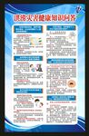 洪涝灾害防病知识海报