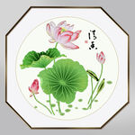 国画荷花