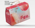 桃子包装 水蜜桃手提礼盒