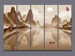 水墨山水画