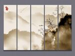 水墨山水画