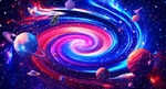 宇宙旋涡星空星球星系