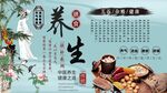 膳食养生背景墙