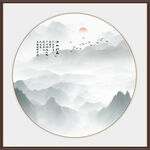 新中式背景墙