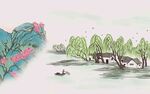 新中式背景墙  