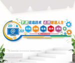 微机室文化墙图片