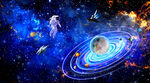 宇宙旋涡星空星球星系