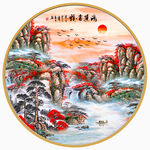 鸿运当头装饰画
