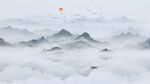 水墨画山水中国风