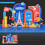 巴黎奥运会美陈