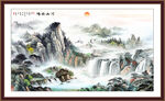 中国风水墨国画