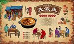 啵啵鱼背景墙 