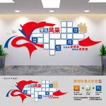 警队风采照片墙