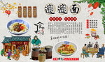 biangbiang面背景墙