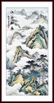 山水画竖幅山水画
