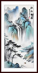 青绿山水画