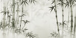 水墨竹林