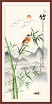 竹子国画竹子
