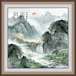 玄关山水画