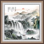 巨幅山水画