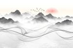 禅意水墨山水