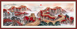 长城雄风国画