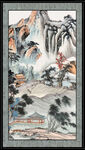 国画山水画 