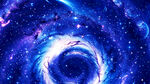 蓝色璀璨星空