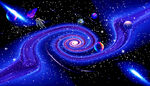 宇宙星空背景图