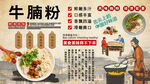 牛腩粉背景墙