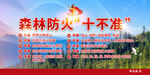 森林防火十不准