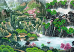 国画江山如画 