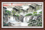 山水风景画 